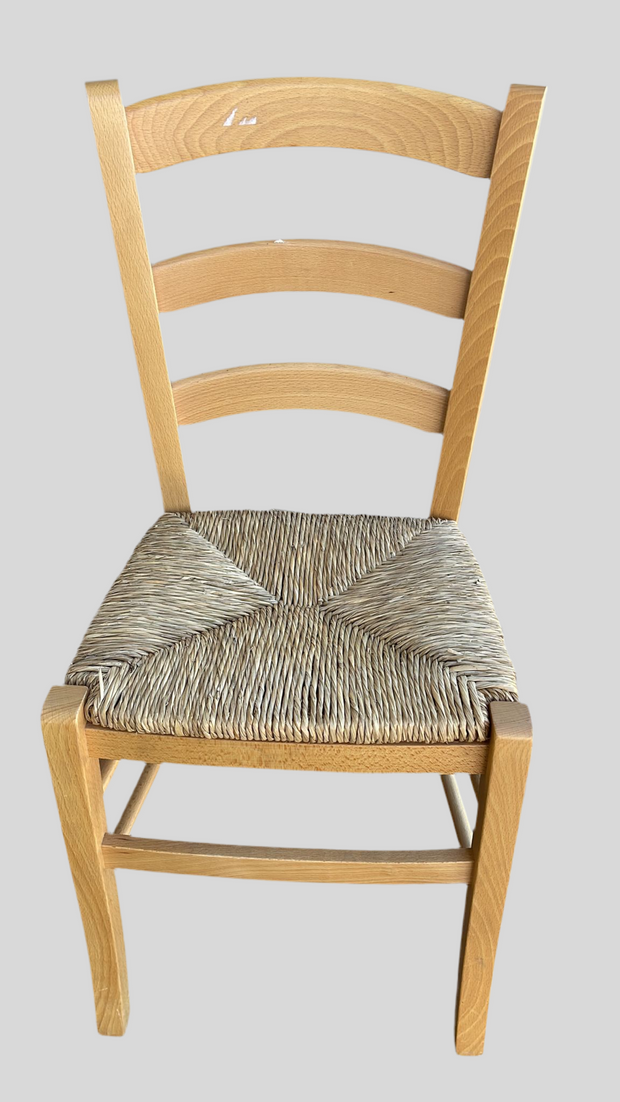 Sedia in legno massello naturale