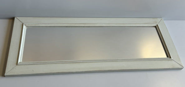 Specchio rettangolare grigio provenzale